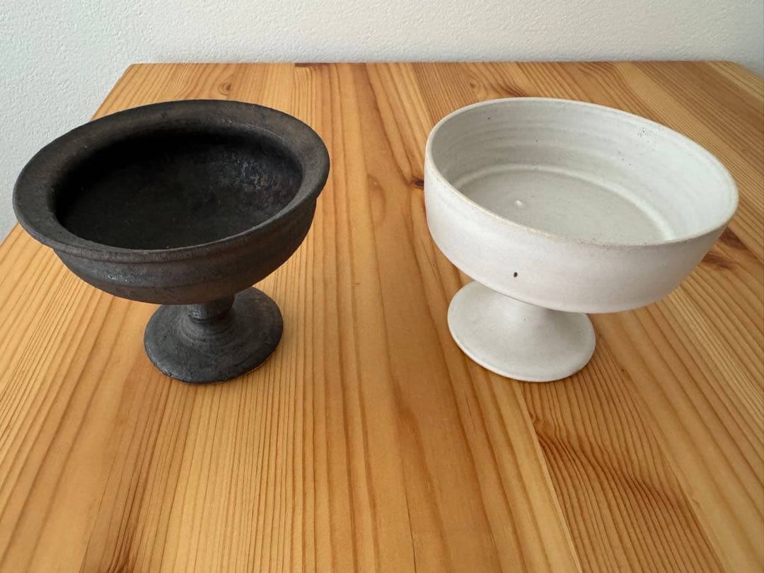 【作家もの】プリンカップ／コンポート 2点セット （藤原純さん・直井真奈美さん）