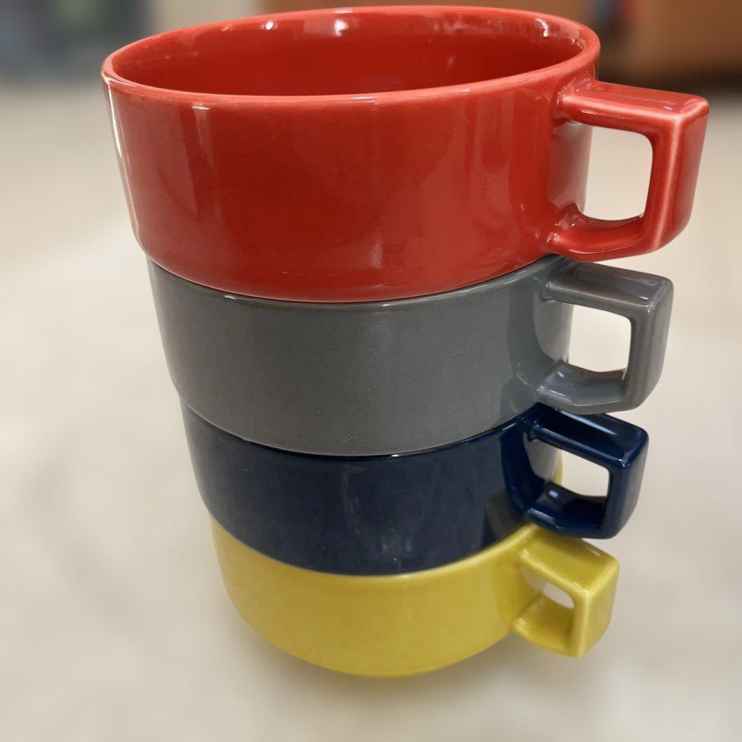 波佐見焼　マルヒロ　ブロックマグ　スープ