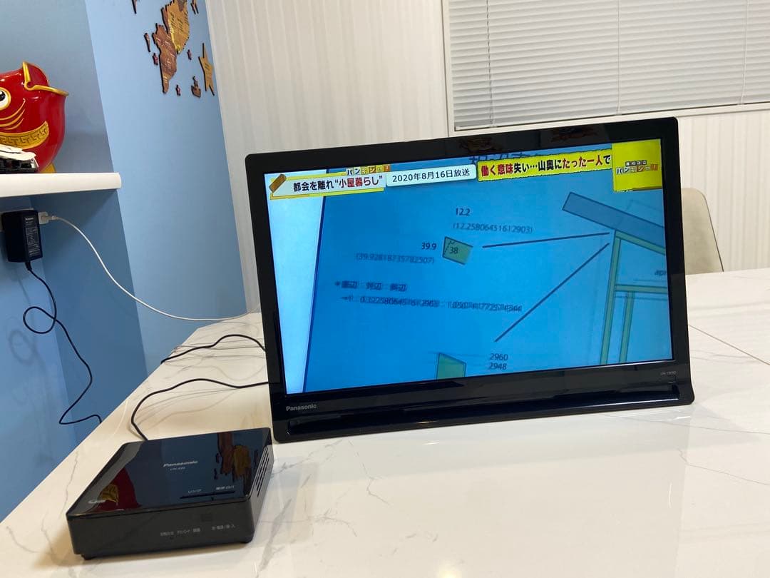 パナソニック 19V型 ポータブルテレビ UN-19F9