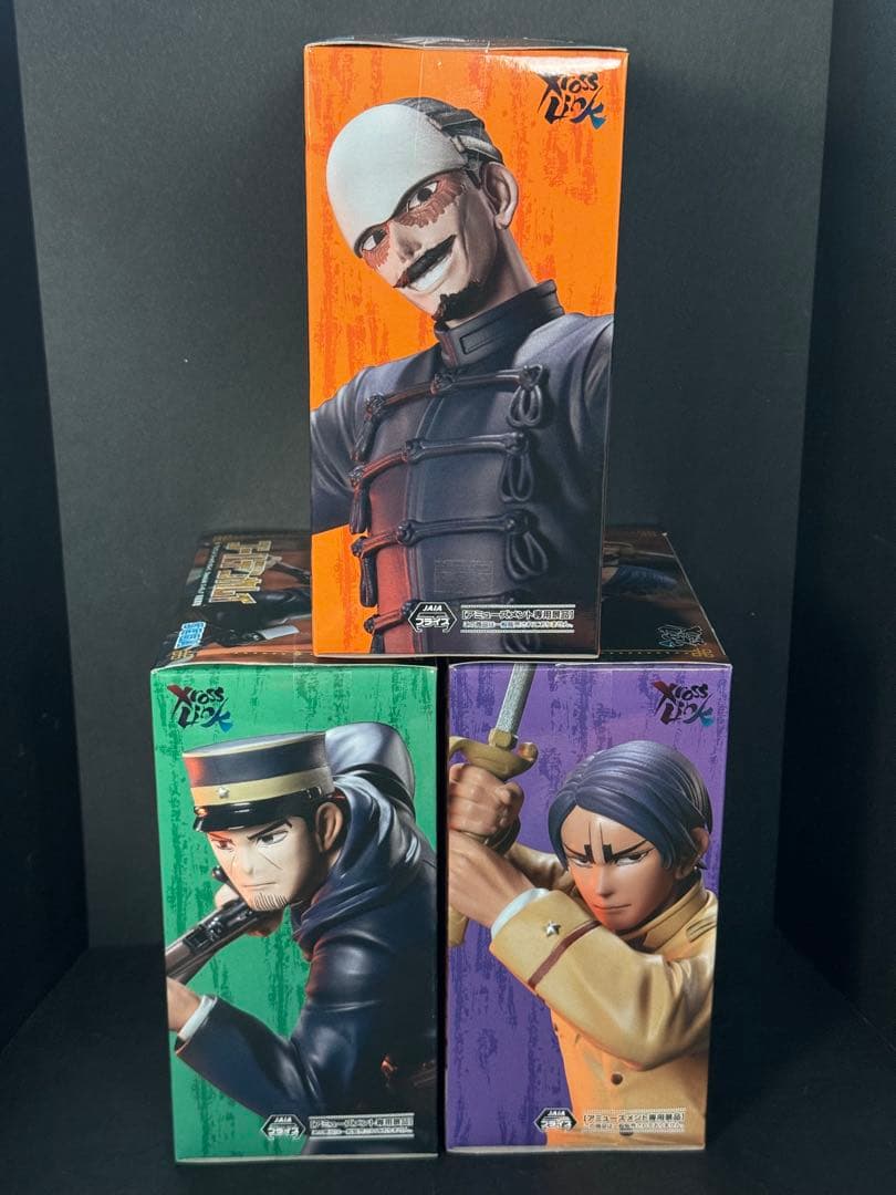 ゴールデンカムイ　XrossLink フィギュア 鶴見中尉 鯉登少尉 月島軍曹