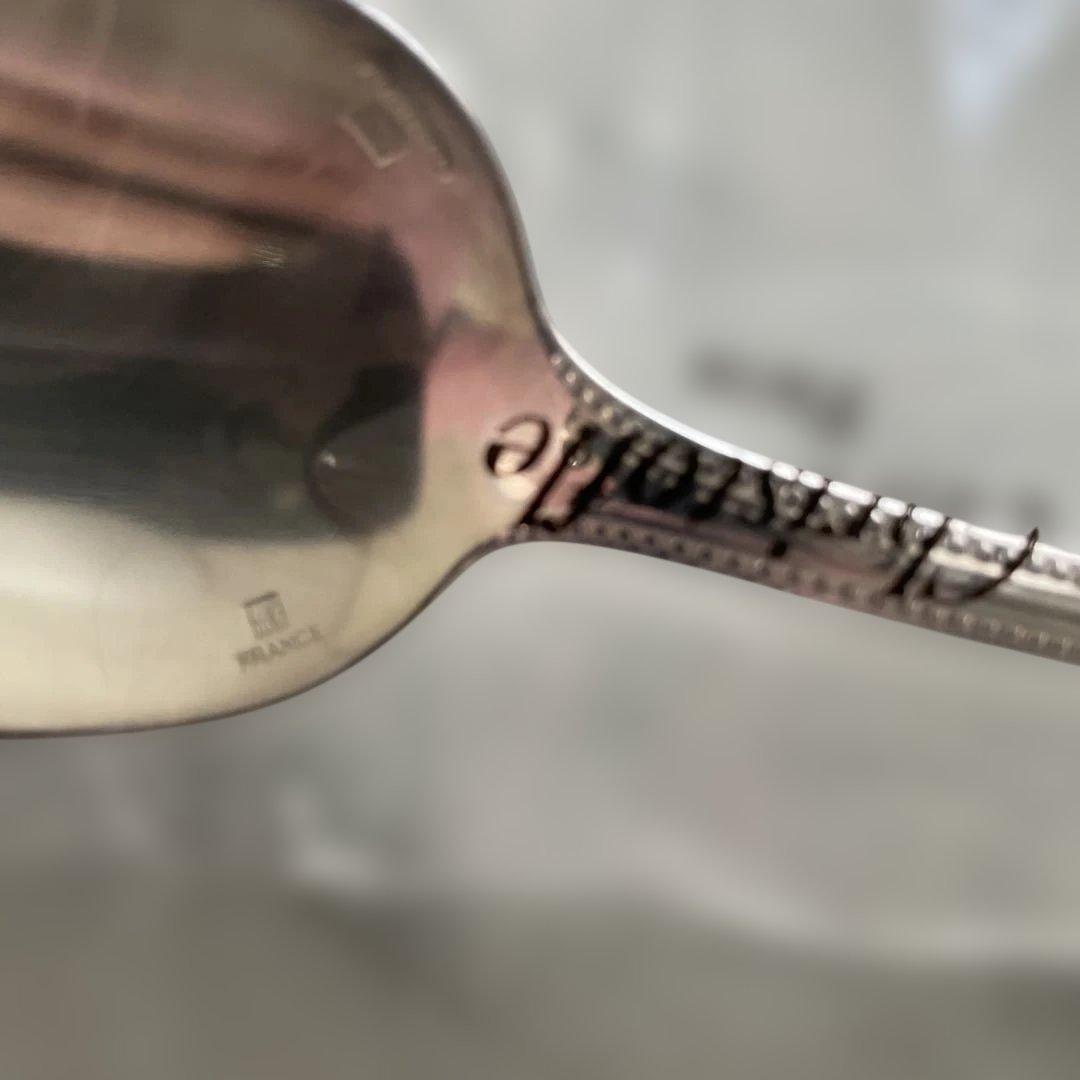 未使用　Christofle スプーンセット 専用ケース付き