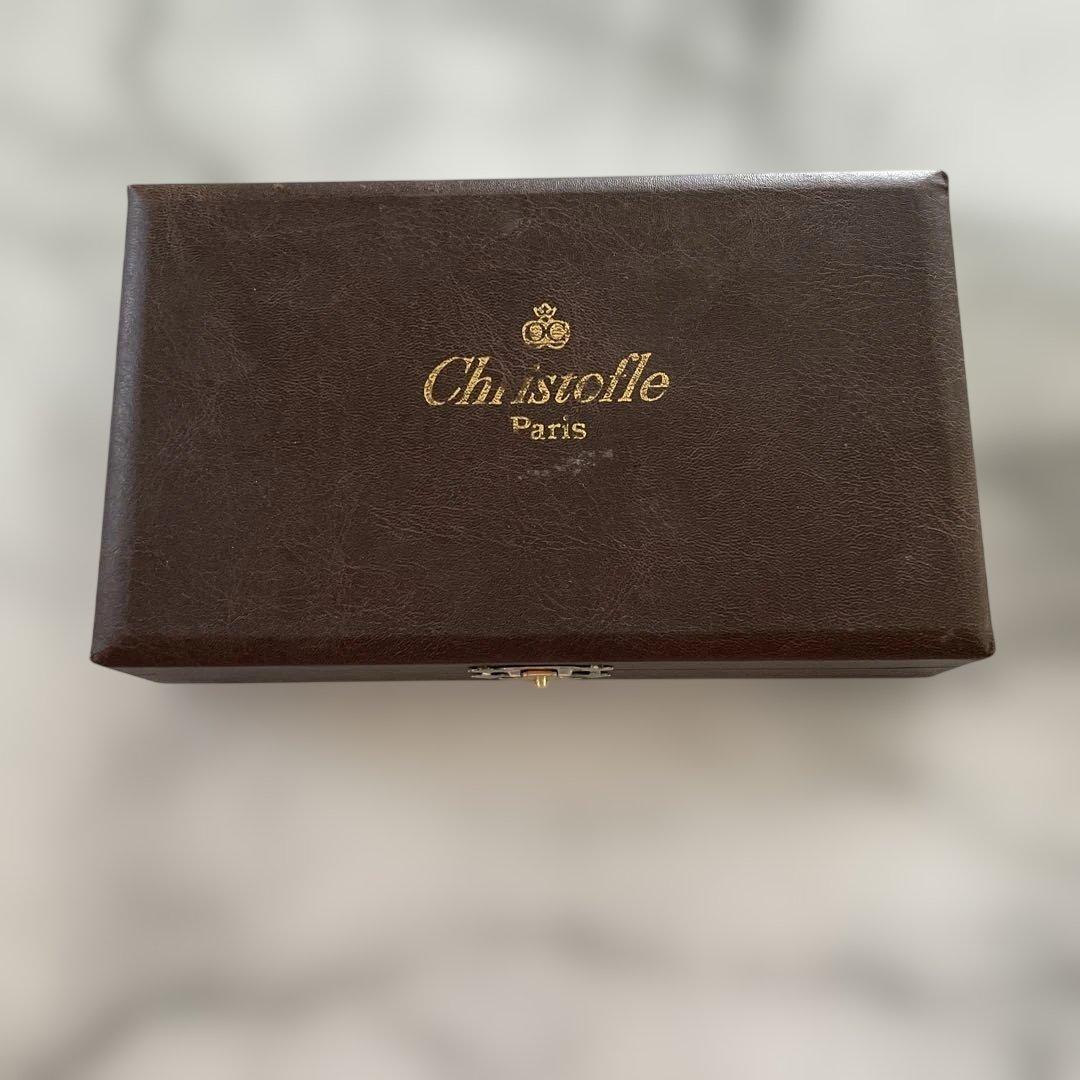 未使用　Christofle スプーンセット 専用ケース付き