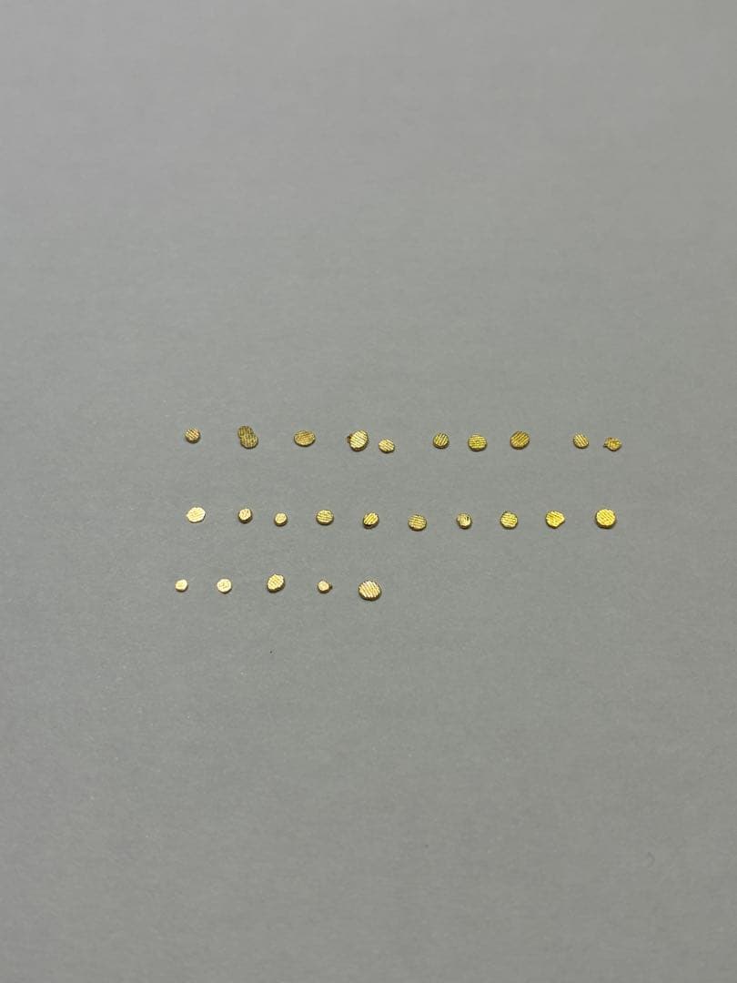 土肥金山 純金24K 砂金25粒　双子あり