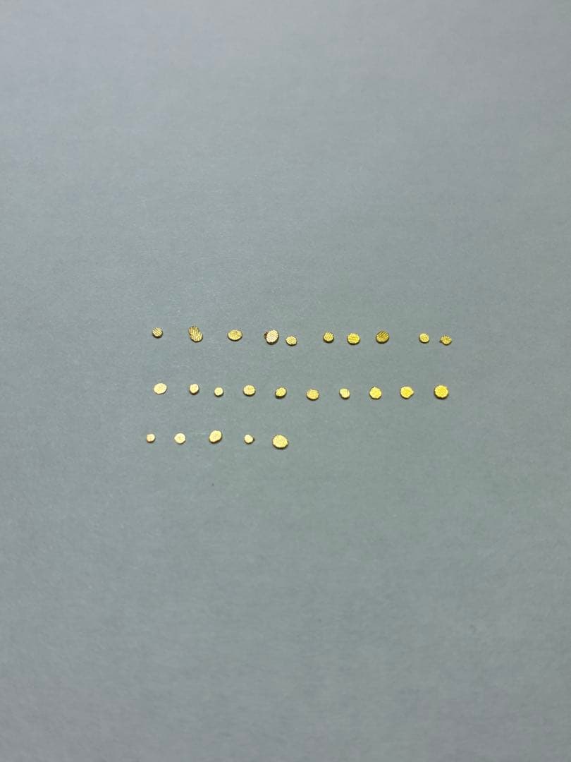 土肥金山 純金24K 砂金25粒　双子あり