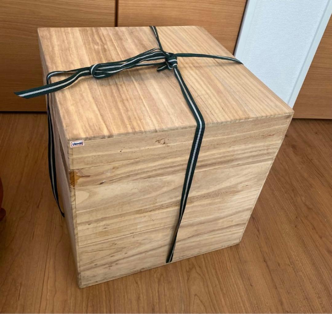 青花器 花瓶 陶磁器 大壺 高35cm X37cm 箱付 時代物