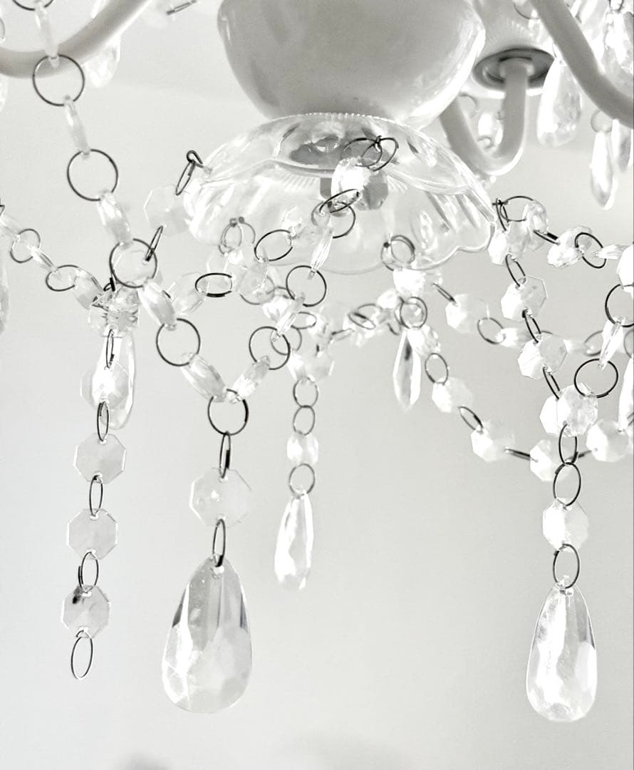 美品♪ シャンデリア LED クリスタル調 ルームライト 照明器具