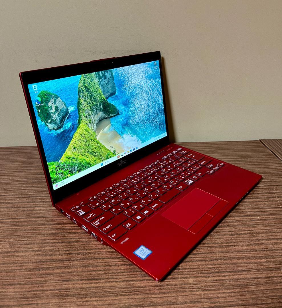 軽量、高速、i7、富士通 LifeBook WU2、8GB、256GB SSD