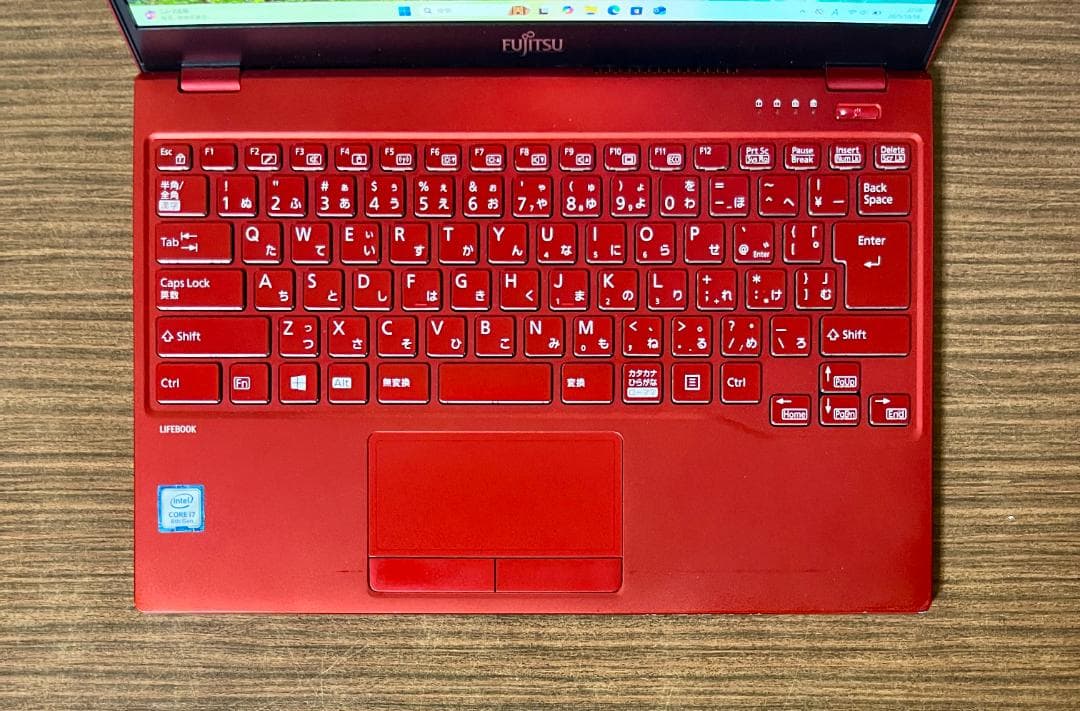 軽量、高速、i7、富士通 LifeBook WU2、8GB、256GB SSD