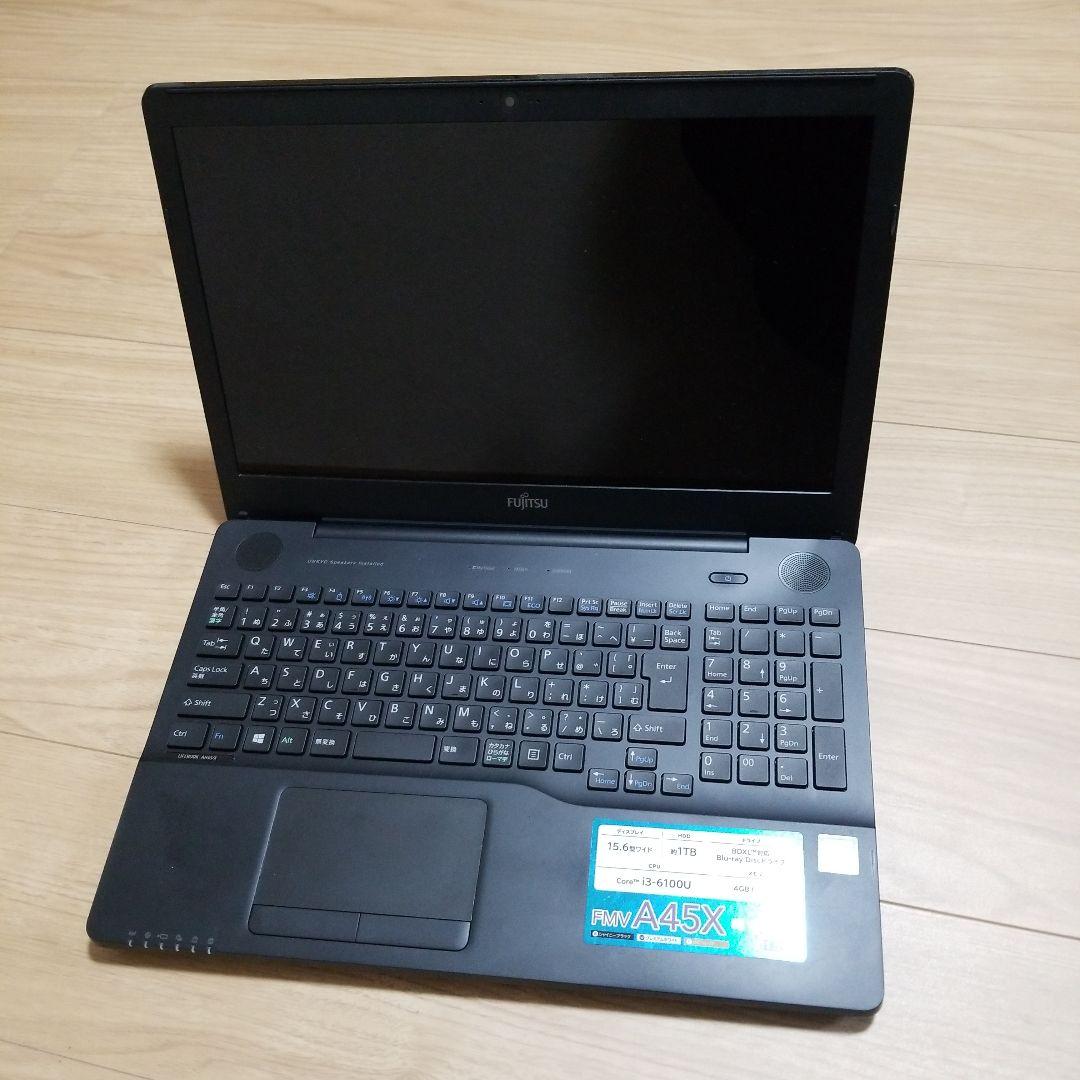 Windowsノート本体 FMV A45X Core i3-6100U 1TB HDD
