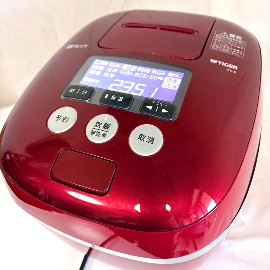 【Ajinomoto】タイガー TIGER 圧力IH炊飯器JPC-A100