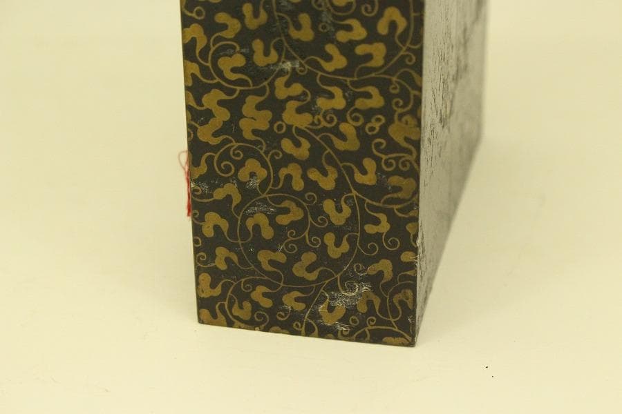 雛道具 ミニチュア 蒔絵 箪笥 長持 木製 時代物(A980)