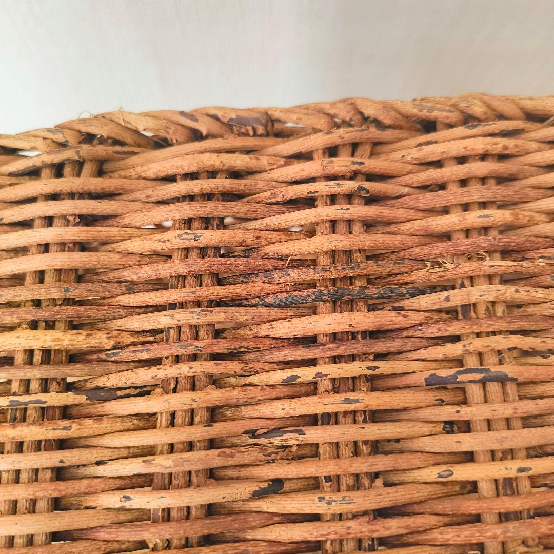 天然素材 編み込みバスケット