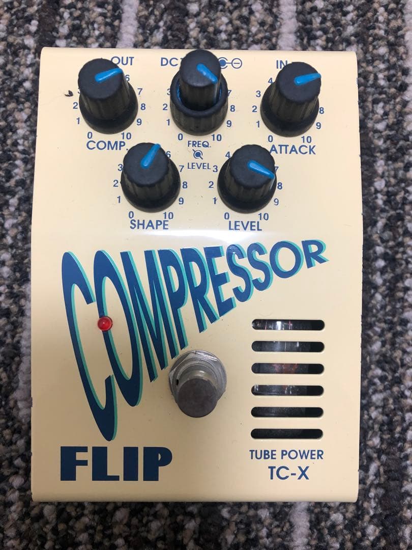 FLIP TC-X チューブコンプレッサーエフェクター　真空管仕様