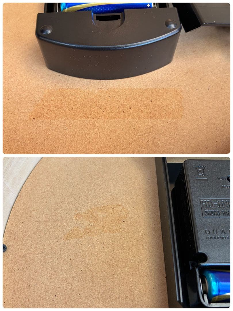 0707 Lemnos 小池和也　電波時計　Φ254mm プライウッド