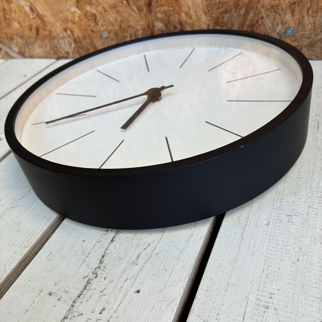 0707 Lemnos 小池和也　電波時計　Φ254mm プライウッド