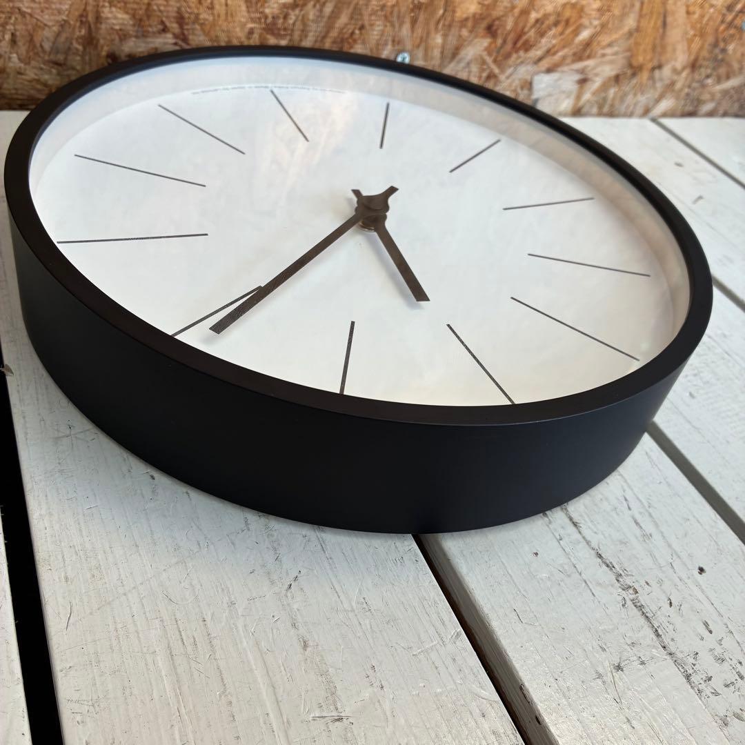 0707 Lemnos 小池和也　電波時計　Φ254mm プライウッド