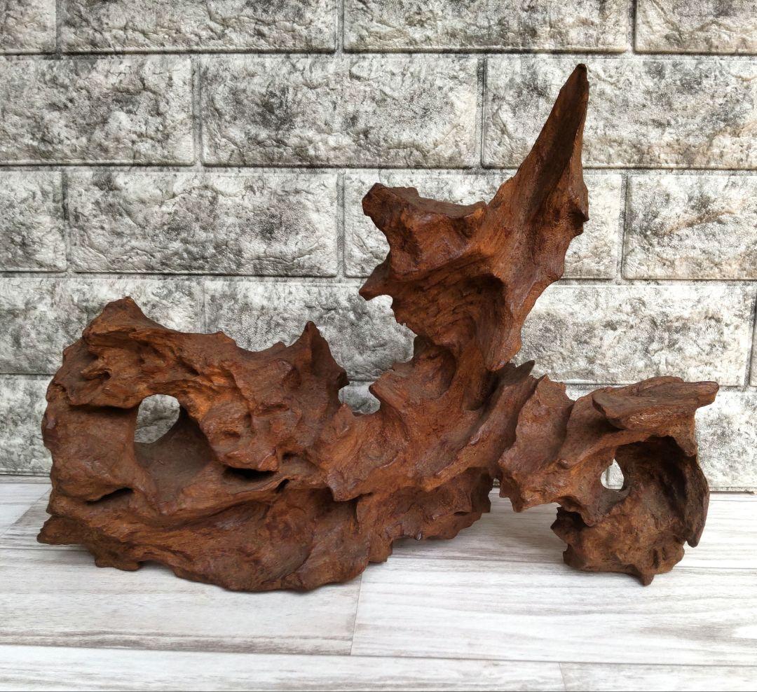 【超希少・一品もの】木製 高級 天然木 オブジェ 芸術作品