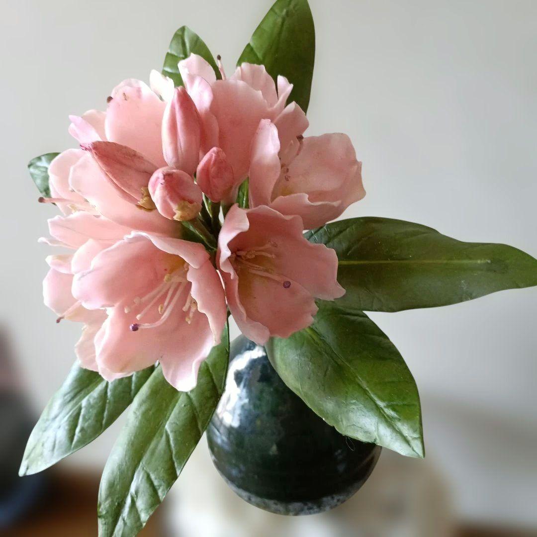 専用　石楠花　クレマチス　クレイフラワー樹脂粘土