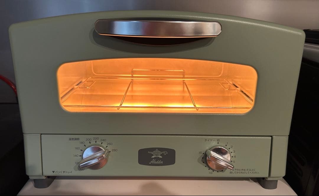 Aladdin グラファイトトースター AET-GS13C グリーン