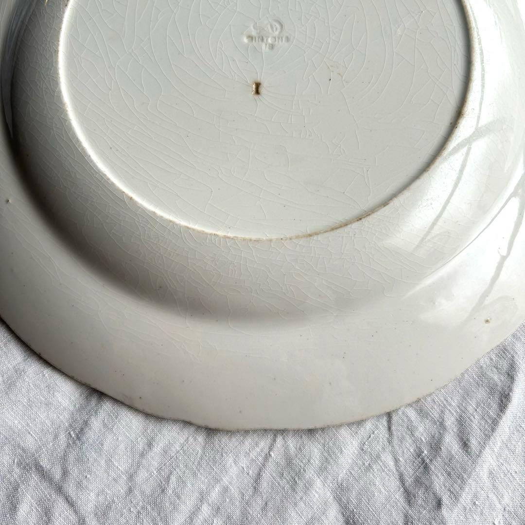 ミントン　レリーフプレート　ディナー　大皿　26.5㎝　フランスアンティーク