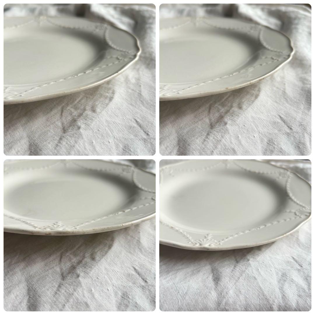 ミントン　レリーフプレート　ディナー　大皿　26.5㎝　フランスアンティーク