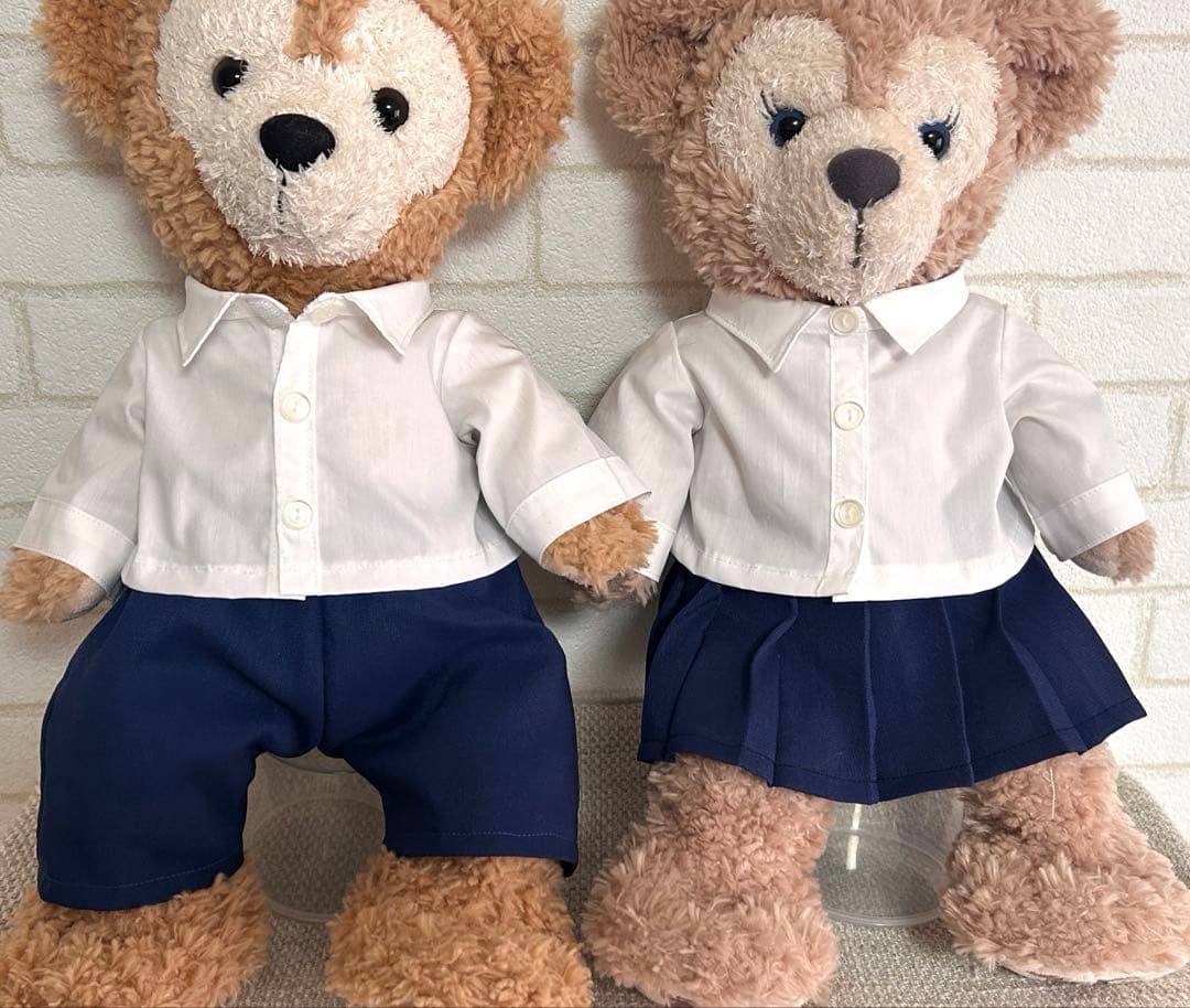 ダッフィS &シェリーメイコスチューム制服風セット