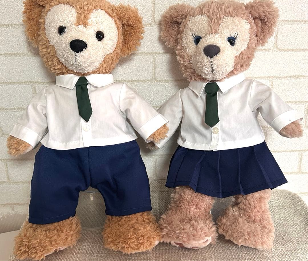 ダッフィS &シェリーメイコスチューム制服風セット