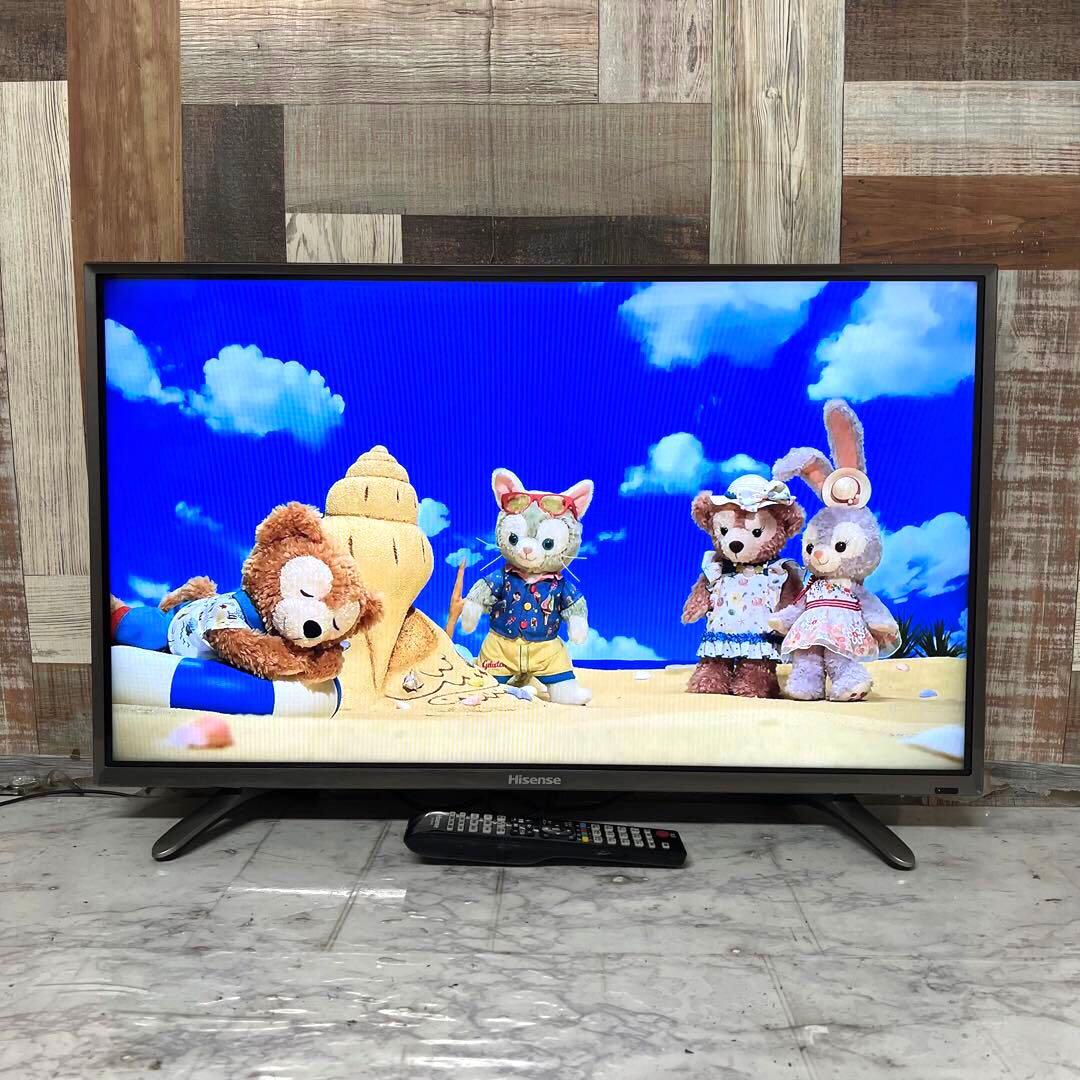 天才肌さん全国送料込ハイセンス32型液晶テレビ外付HDD裏番組録画対応、箱付き
