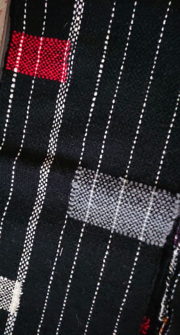 ペア冬物手織りマフラー