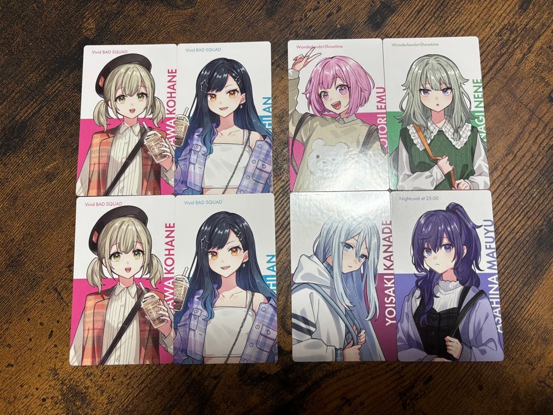 プロセカ 缶バッジ アクキー 色紙 特典 カード エピカ まとめ売り バラ売り