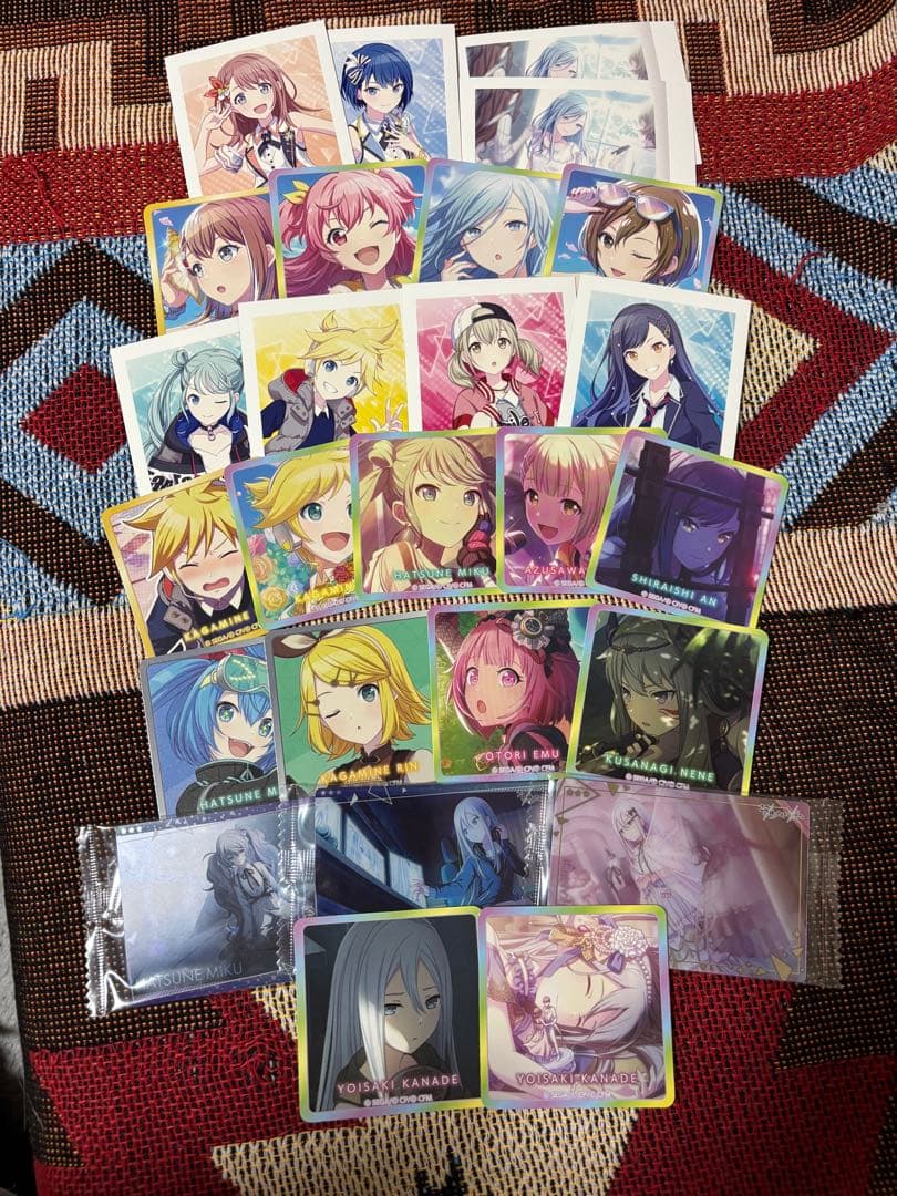 プロセカ 缶バッジ アクキー 色紙 特典 カード エピカ まとめ売り バラ売り