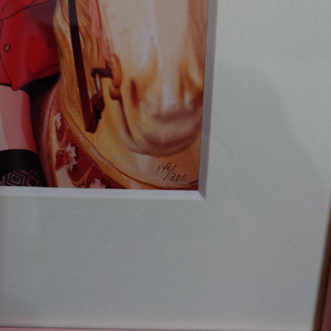 希少品 ときめきメモリアル フレーム付き リトグラフ 藤崎詩織