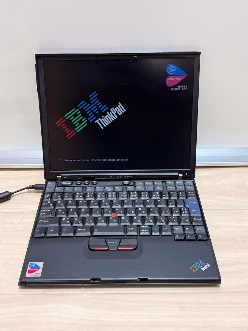 IBM ThinkPad X40ノートPC 動作確認済