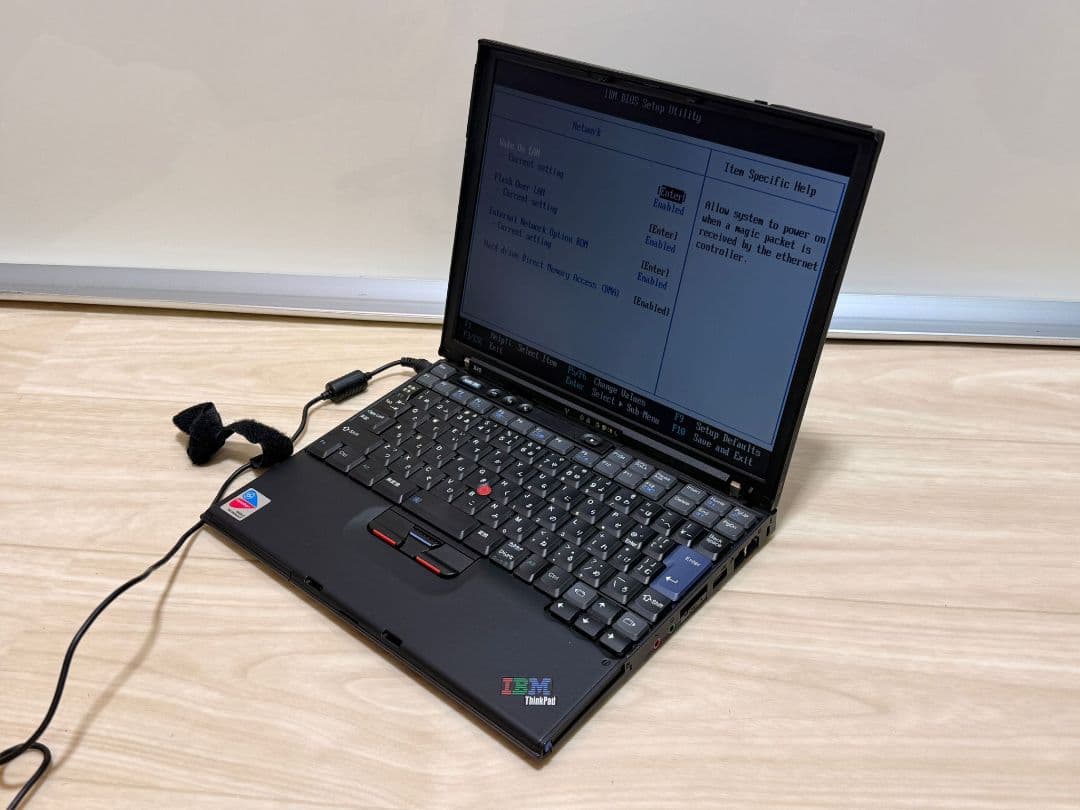 IBM ThinkPad X40ノートPC 動作確認済