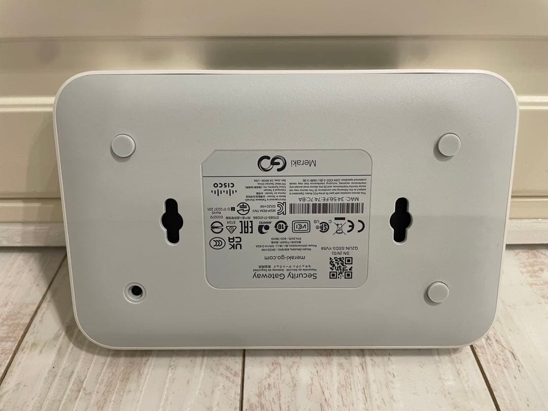 シスコシステムズ (Cisco) Meraki Go ルータ GX20 USED