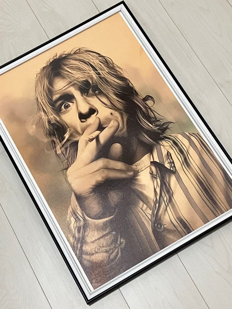 【額縁付き】A2 ポスター  Cobain カートコバーン 1