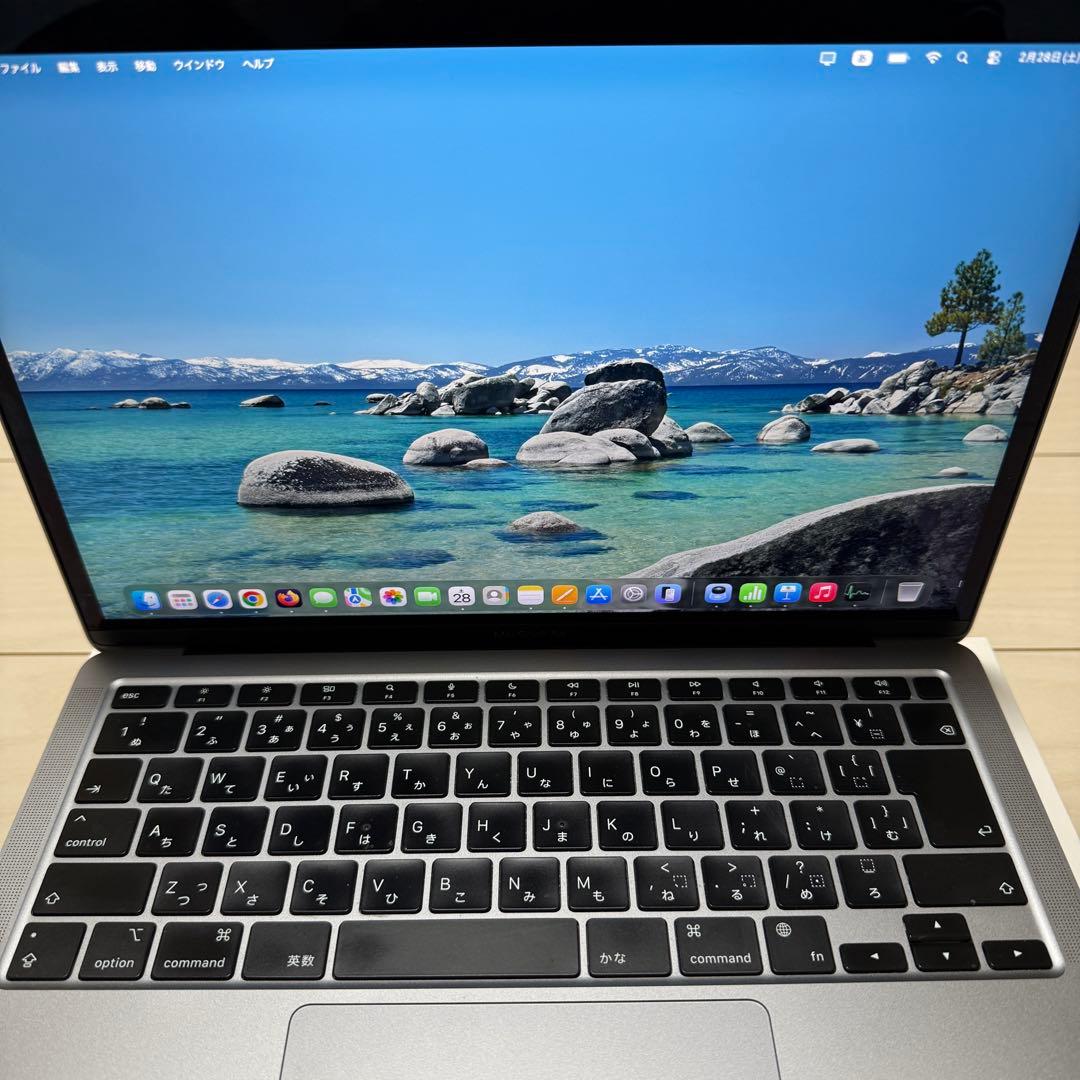 【美品】MacBook Air 13.3インチ スペースグレイ M1チップ