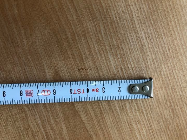 ※   送料無料　135サイズ　サクラ皮付き　国産折脚テーブル　※