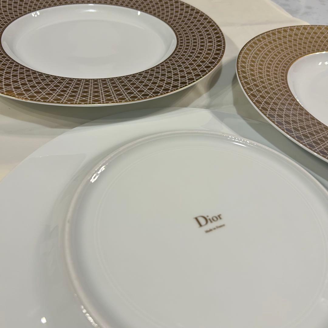 【値下げします】Dior カナージュ モンテーニュ​　プレート32cm 3枚