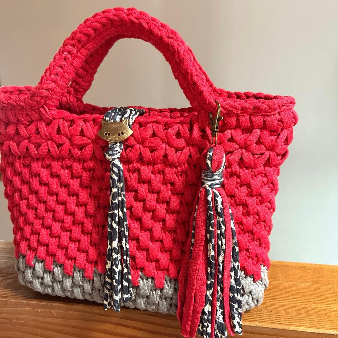 Hanako様♡ズパゲッティ マルシェバッグ