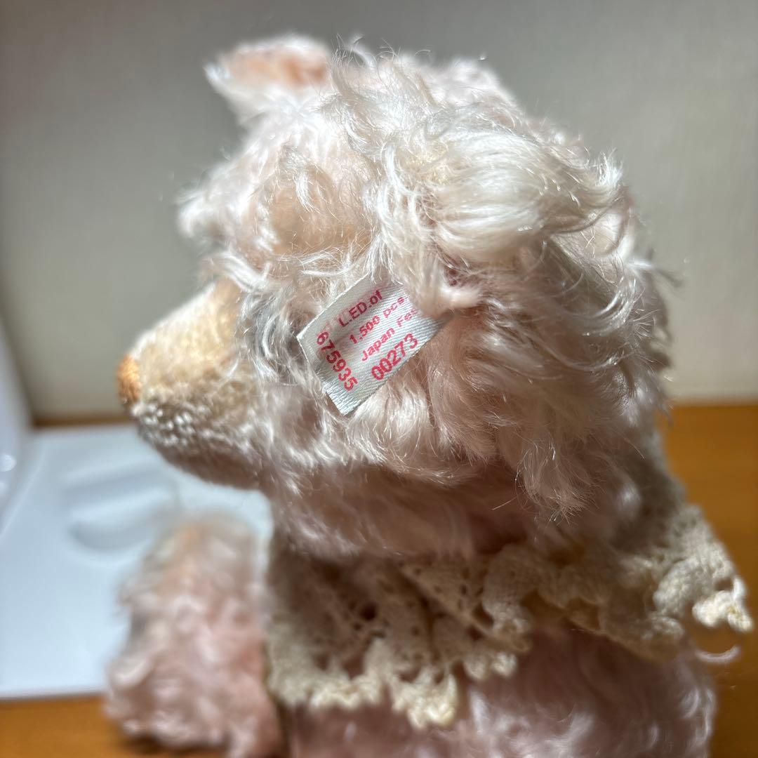 シュタイフ社　テディベア　ピンク　シュタイフフェスティバル記念ベア　証明書あり