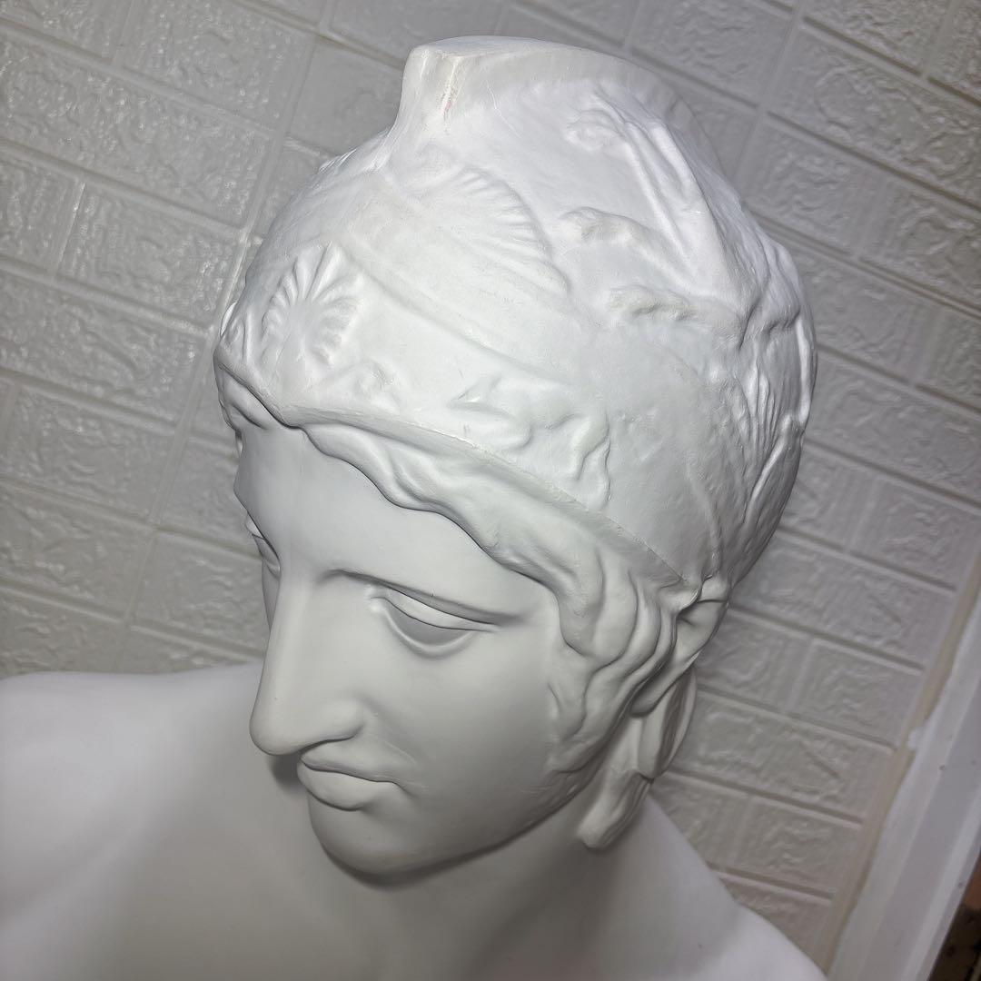 【美品】欠けなし 胸像　マルス　デッサン用　石膏像　ボルゲーゼのマルス　美大