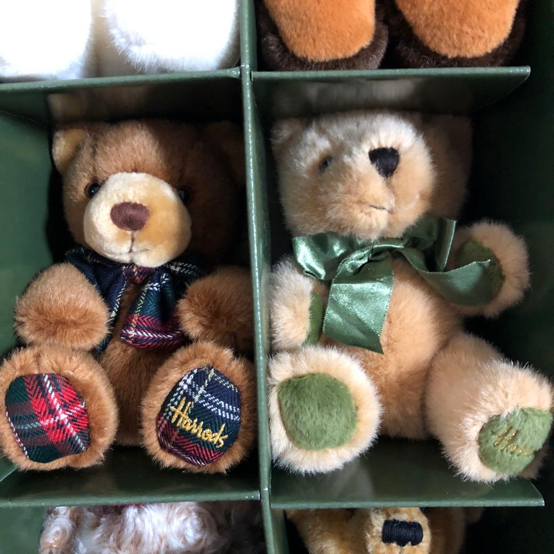 ハロッズ イヤーベア　ぬいぐるみ 15周年　15コセット　ミニベア