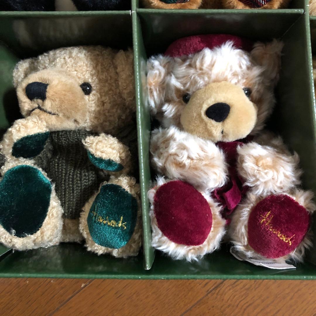 ハロッズ イヤーベア　ぬいぐるみ 15周年　15コセット　ミニベア