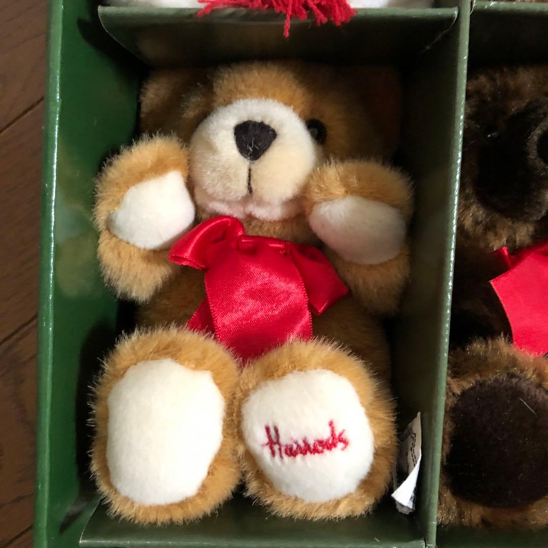 ハロッズ イヤーベア　ぬいぐるみ 15周年　15コセット　ミニベア