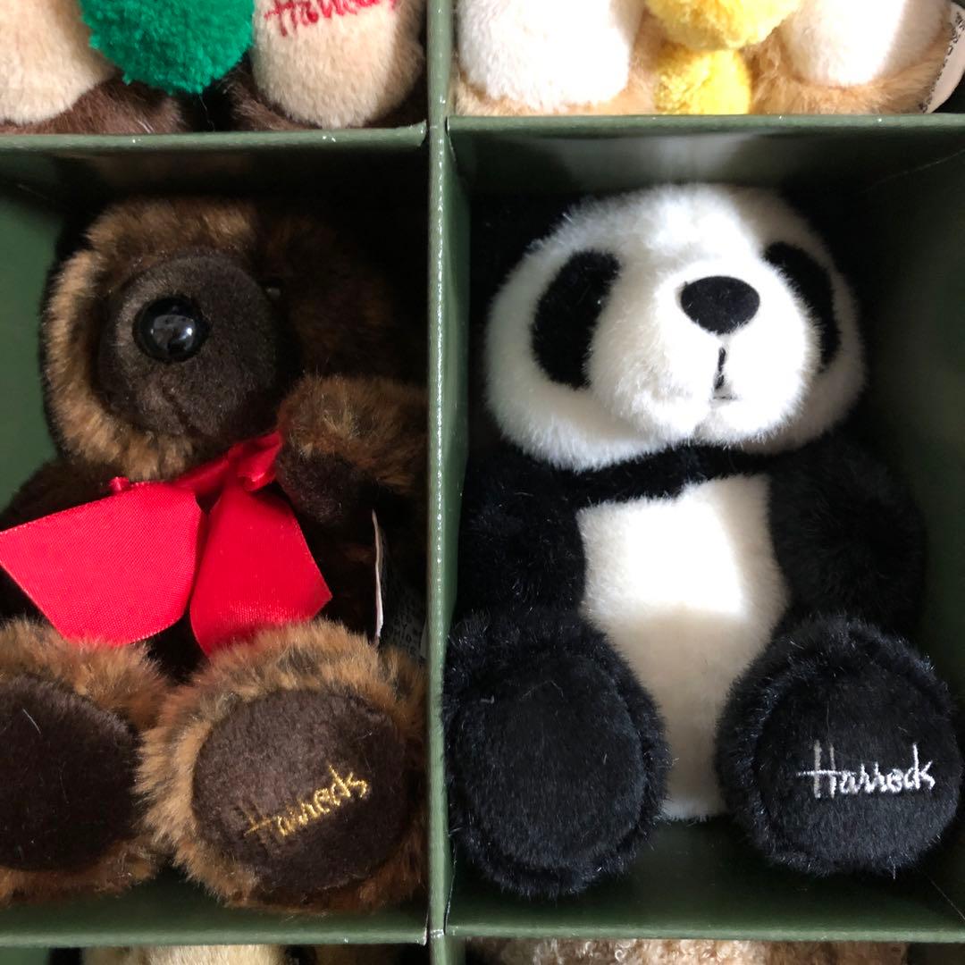 ハロッズ イヤーベア　ぬいぐるみ 15周年　15コセット　ミニベア