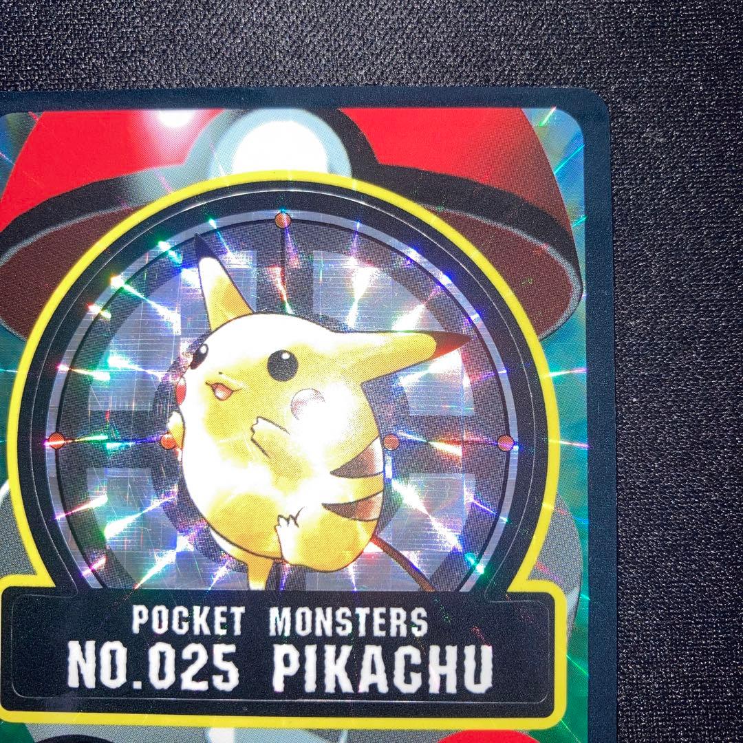 極美品　ポケモン シールダス プリズム 025 ピカチュウ 1997年