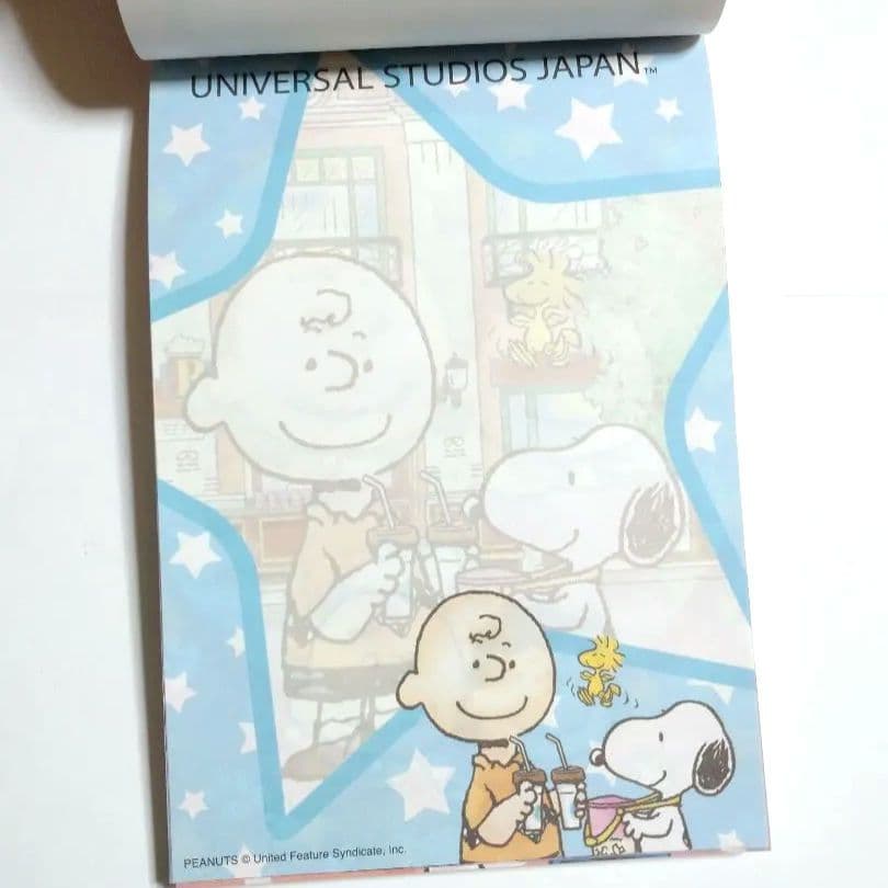 USJ スヌーピー メモ帳 平成 レトロ 当時物 レア クリップ付
