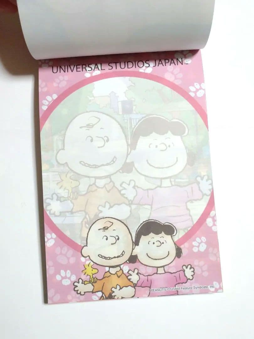 USJ スヌーピー メモ帳 平成 レトロ 当時物 レア クリップ付