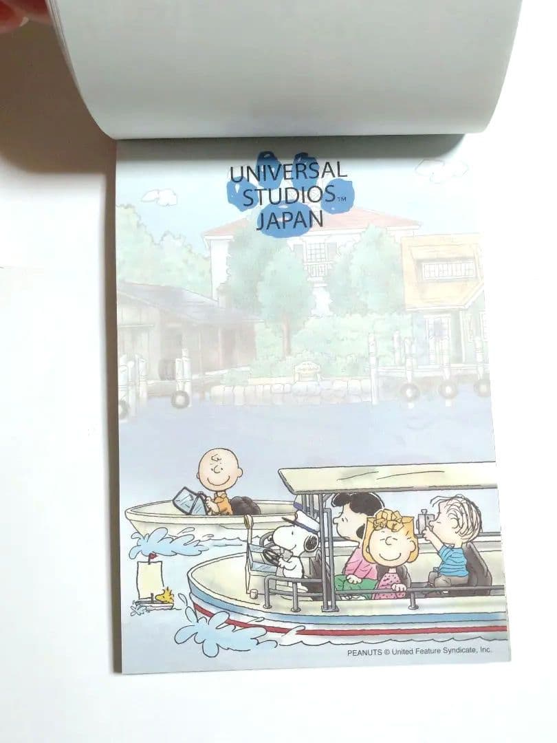 USJ スヌーピー メモ帳 平成 レトロ 当時物 レア クリップ付